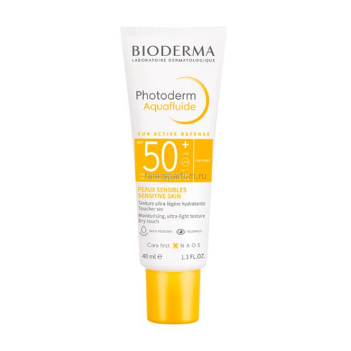 Bioderma Фотодерм Солнцезащитный крем Аквафлюид SPF 50+ 40 мл.