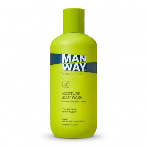 Man Way  Moisture body wash Гель для душа увлажняющий 300 мл.