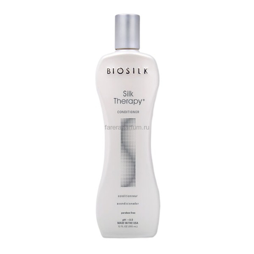 Biosilk Silk Therapy Кондиционер Шелковая терапия 355 мл.