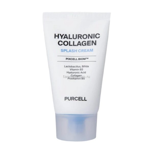 Purcell Pixcell Biom Hyaluronic Collagen Splash Cream Лёгкий увлажняющий крем с низкомолекулярной гиалуроновой кислотой 50 мл.