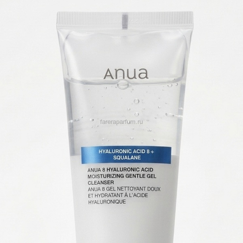 Anua 8 Hyaluronic Acid Moisturizing Gentle gel Очищающий гель для лица 150 мл., изображение 3