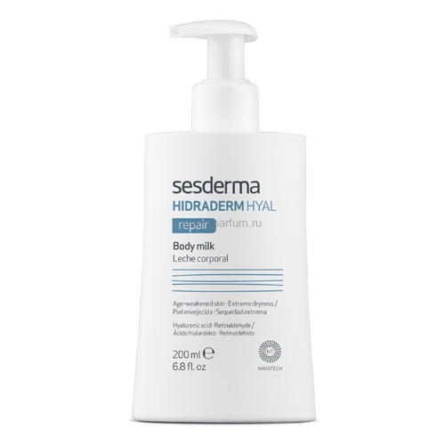 Sesderma Hidraderm Hyal Repair – Молочко восстанавливающее для тела 200 мл.