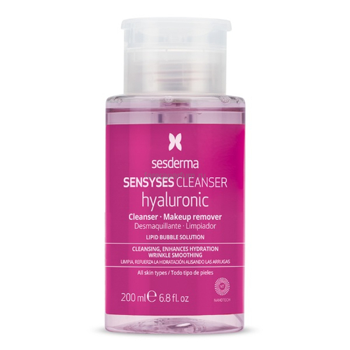 Sesderma Sensyses Cleanser Hyaluronic – Лосьон липосомальный увлажняющий антивозрастной для снятия макияжа 200 мл.