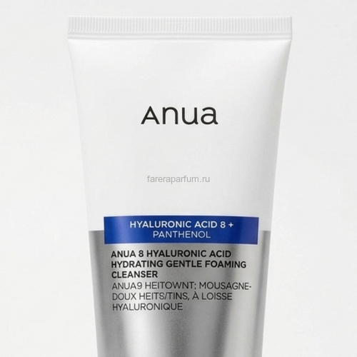 Anua 8 Hyaluronic Acid Hydrating Gentle Foaming Cleanser Пенка для умывания с гиалуроновой кислотой 150 мл., изображение 4