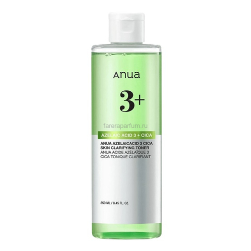 Anua Azelaic Acid 3 Cica Skin Clarifying Toner Тонер с азелаиновой кислотой и центеллой 250 мл.