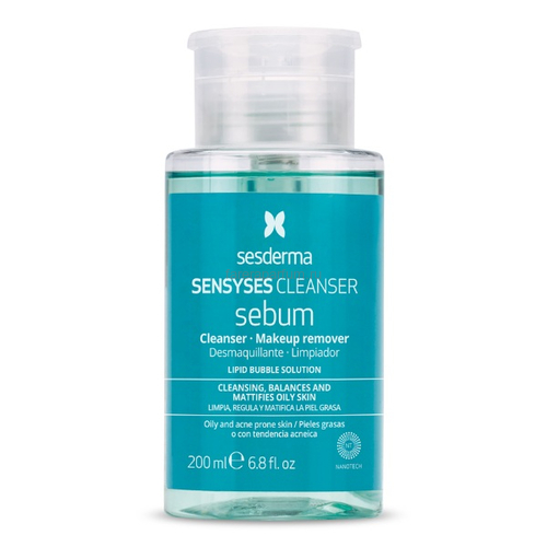 Sesderma Sensyses Cleanser Sebum – Лосьон липосомальный для снятия макияжа для жирной и склонной к акне кожи 200 мл.