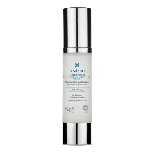 Sesderma Hidraderm Hyal Facial cream – Крем увлажняющий для лица 50 мл.