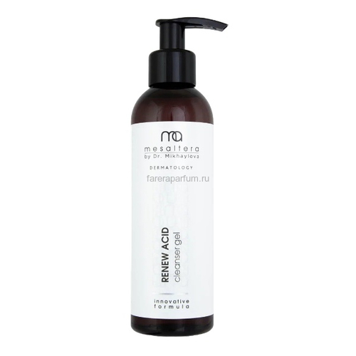 Mesaltera by Dr. Mikhaylova Гель на основе комплекса AHA-, BHA-, PHA-кислот для глубокого очищения 200 мл.