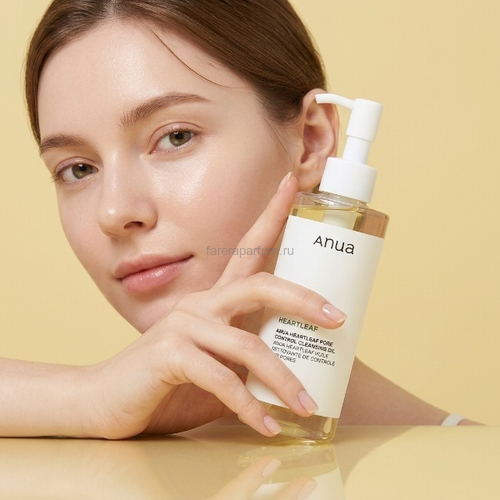 Anua Heartleaf Pore Control Cleansing Oil Масло гидрофильное очищающее 200 мл., изображение 3