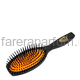 Harizma Щётка Jazzy Brush массажная средняя (овальная) черная/оранжевая